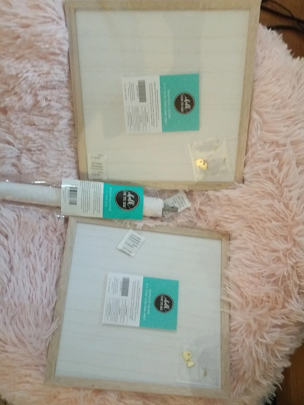 3 Chalk Couture White Mainstay Frames Aand 1 Pennant Banner